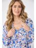 LIEBLINGSSTÜCK Bluse "Rukani" in Blau/ Creme