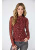 LIEBLINGSSTÜCK Longsleeve "Francisca" in Rot/ Schwarz
