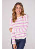 LIEBLINGSSTÜCK Pullover "Annika" in Weiß/ Rosa