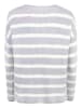 LIEBLINGSSTÜCK Pullover "Annika" in Hellgrau/ Weiß