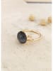 atelier MIU Vergulde ring met edelsteen