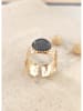 atelier MIU Vergold. Ring mit Edelstein