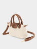 Lucky Bees Schoudertas lichtbruin/crème - (B)24 x (H)16 x (D)8 cm