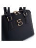 Lucky Bees Schultertasche "Brigitte" in Schwarz - (B)28 x (H)20 x (T)13 cm
