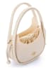 Lucky Bees Henkeltasche "Hedy" in Beige - (B)28 x (H)21 x (T)9 cm