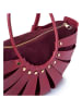 Lucky Bees Torebka "Ingrid" w kolorze bordowym - 35 x 18 x 15 cm