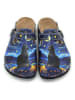 Calceo Clogs in Dunkelblau