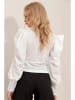 Trend Alaçatı Stili Bluse in Weiß