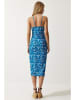 Happiness Istanbul Jurk blauw