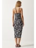 Happiness Istanbul Jurk zwart/wit