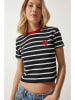 Happiness Istanbul Shirt zwart/wit