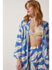 Happiness Istanbul 2tlg. Outfit in Blau/ Creme