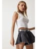 Happiness Istanbul Jeans-Shorts in Anthrazit