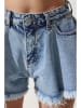 Happiness Istanbul Jeans-Shorts in Hellblau