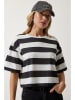 Happiness Istanbul Shirt zwart/wit