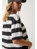 Happiness Istanbul Shirt zwart/wit