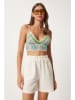 Happiness Istanbul Shorts in Creme