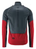 Gonso Zipp-Off-Softshelljacke in Rot/ Anthrazit