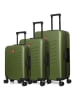 SWISS KOPPER 3-delige hardcase-trolleyset "Zurich" kaki