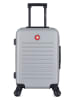 SWISS KOPPER Hardcase-Trolley "Wil" in Grau - (B)35 x (H)55 x (T)21 cm