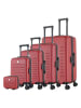SWISS KOPPER 5tlg. Hardcase-Trolleyset "Wil" in Rot