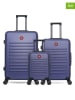 SWISS KOPPER 3tlg. Hardcase-Trolleyset "Wil" in Dunkelblau