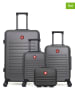 SWISS KOPPER 4tlg. Hardcase-Trolleyset "Wil" in Anthrazit