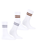ESPRIT 2-delige set: sokken "Tennis" wit/grijs/bruin