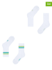 ESPRIT 2er-Set: Socken ''Tennis'' in Weiß/ Grün