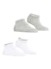 ESPRIT 2-delige set: sokken "Romantic" grijs/wit