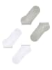 ESPRIT 2-delige set: sokken "Romantic" grijs/wit