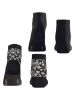 ESPRIT 2er-Set: Socken ''Geranium'' in Schwarz/ Grau