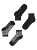 ESPRIT 2er-Set: Socken ''Geranium'' in Schwarz/ Grau
