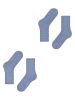 ESPRIT 2er-Set: Socken ''Fine Dot'' in Hellblau/ Blau/ Weiß