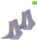ESPRIT 2er-Set: Socken ''Fine Dot'' in Grau/ Hellbraun/ Braun
