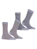 ESPRIT 2er-Set: Socken ''Fine Line'' in Hellblau/ Hellbraun/ Anthrazit