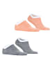 ESPRIT 2er-Set: Socken ''Allover'' in Orange/ Weiß/ Dunkelblau