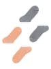 ESPRIT 2er-Set: Socken ''Allover'' in Orange/ Weiß/ Dunkelblau