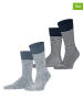 ESPRIT 2er-Set: Socken ''Allover'' in Weiß/ Dunkelblau