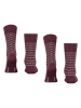 ESPRIT 2er-Set: Socken ''Piqué'' in Bordeaux