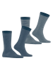 ESPRIT 2-delige set: sokken ''Stripe'' grijs/Blaun