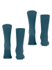 ESPRIT 2er-Set: Socken ''Basic'' in Petrol
