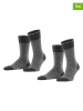 ESPRIT 2-delige set: sokken "Piqué" grijs/zwart