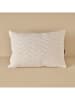 BELLA MAISON Mikrofaser-Kissen in Weiß - (L)50 x (B)70 cm