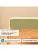 BELLA MAISON Satin-Spannbettlaken "Basic" in Hellgrün - (L)200 x (B)180 cm