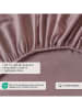 BELLA MAISON Renforcé-Spannbettlaken "Basic Elastic" in Anthrazit - (L)200 x (B)180 cm