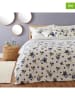 BELLA MAISON 3-delige satijnen beddengoedset "Blueberry" blauw/groen