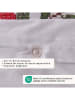 BELLA MAISON 3-delige satijnen beddengoedset "Jolly" wit/rood