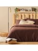 BELLA MAISON 2tlg. Satin-Bettwäscheset "Supreme" in Braun