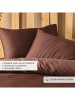 BELLA MAISON 2tlg. Satin-Bettwäscheset "Supreme" in Braun